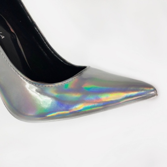 Holographic Stiletto Pump Heels - Shoe Republic LA - Picture 5 of 8